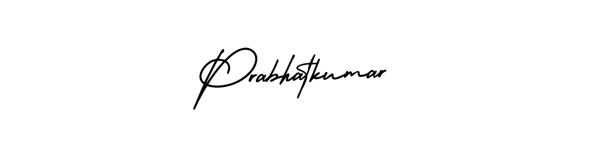 Create a beautiful signature design for name Prabhatkumar. With this signature (AmerikaSignatureDemo-Regular) fonts, you can make a handwritten signature for free. Prabhatkumar signature style 3 images and pictures png