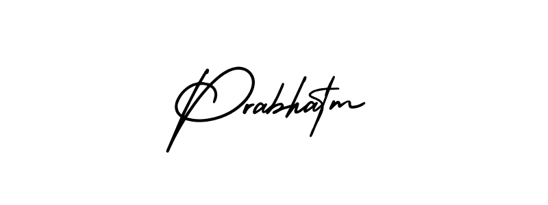 Best and Professional Signature Style for Prabhatm. AmerikaSignatureDemo-Regular Best Signature Style Collection. Prabhatm signature style 3 images and pictures png