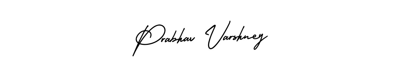 Prabhav Varshney stylish signature style. Best Handwritten Sign (AmerikaSignatureDemo-Regular) for my name. Handwritten Signature Collection Ideas for my name Prabhav Varshney. Prabhav Varshney signature style 3 images and pictures png