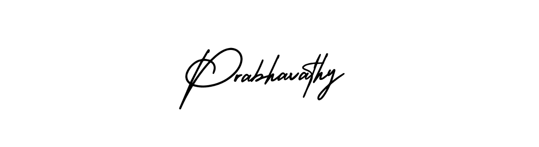 Make a beautiful signature design for name Prabhavathy. Use this online signature maker to create a handwritten signature for free. Prabhavathy signature style 3 images and pictures png