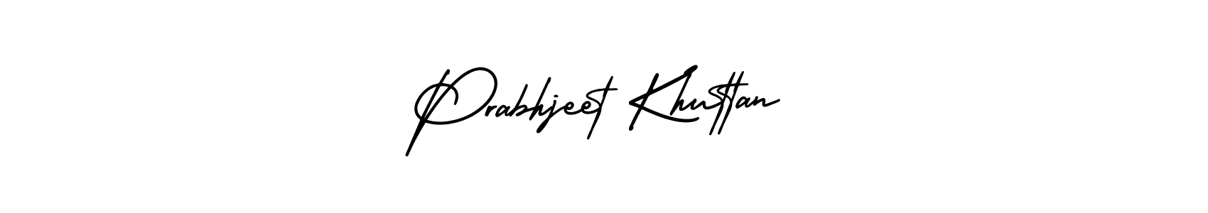 This is the best signature style for the Prabhjeet Khuttan name. Also you like these signature font (AmerikaSignatureDemo-Regular). Mix name signature. Prabhjeet Khuttan signature style 3 images and pictures png