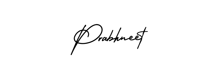 Create a beautiful signature design for name Prabhneet. With this signature (AmerikaSignatureDemo-Regular) fonts, you can make a handwritten signature for free. Prabhneet signature style 3 images and pictures png
