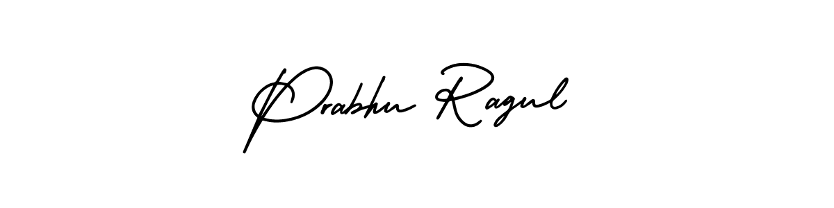 Use a signature maker to create a handwritten signature online. With this signature software, you can design (AmerikaSignatureDemo-Regular) your own signature for name Prabhu Ragul. Prabhu Ragul signature style 3 images and pictures png