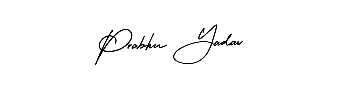 Create a beautiful signature design for name Prabhu Yadav. With this signature (AmerikaSignatureDemo-Regular) fonts, you can make a handwritten signature for free. Prabhu Yadav signature style 3 images and pictures png