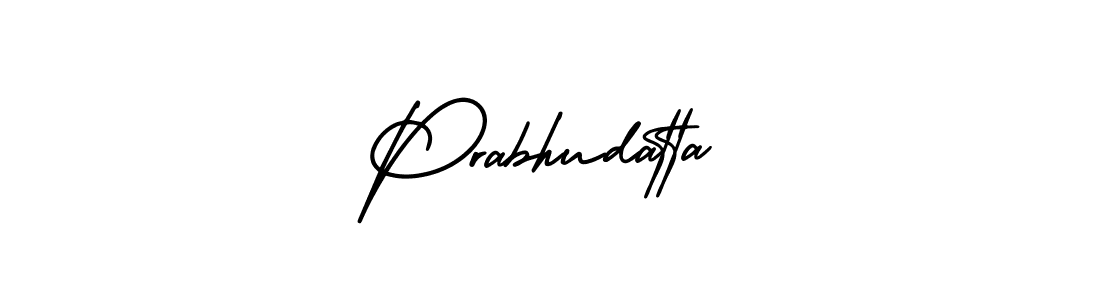 Design your own signature with our free online signature maker. With this signature software, you can create a handwritten (AmerikaSignatureDemo-Regular) signature for name Prabhudatta. Prabhudatta signature style 3 images and pictures png