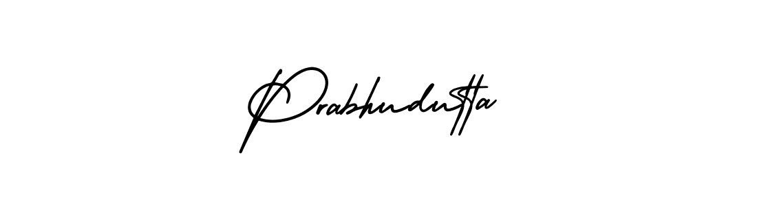 Design your own signature with our free online signature maker. With this signature software, you can create a handwritten (AmerikaSignatureDemo-Regular) signature for name Prabhudutta. Prabhudutta signature style 3 images and pictures png