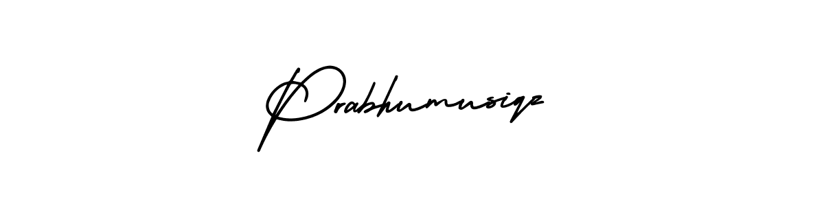It looks lik you need a new signature style for name Prabhumusiqz. Design unique handwritten (AmerikaSignatureDemo-Regular) signature with our free signature maker in just a few clicks. Prabhumusiqz signature style 3 images and pictures png