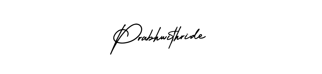 Make a beautiful signature design for name Prabhwithride. With this signature (AmerikaSignatureDemo-Regular) style, you can create a handwritten signature for free. Prabhwithride signature style 3 images and pictures png