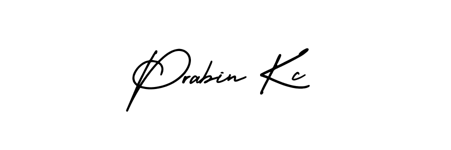 AmerikaSignatureDemo-Regular is a professional signature style that is perfect for those who want to add a touch of class to their signature. It is also a great choice for those who want to make their signature more unique. Get Prabin Kc name to fancy signature for free. Prabin Kc signature style 3 images and pictures png