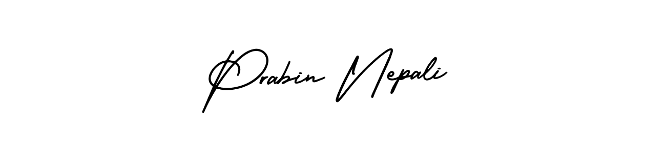 Also we have Prabin Nepali name is the best signature style. Create professional handwritten signature collection using AmerikaSignatureDemo-Regular autograph style. Prabin Nepali signature style 3 images and pictures png