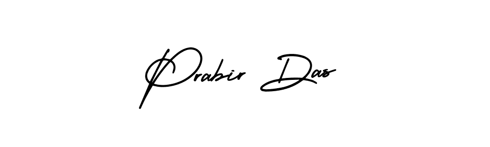 The best way (AmerikaSignatureDemo-Regular) to make a short signature is to pick only two or three words in your name. The name Prabir Das include a total of six letters. For converting this name. Prabir Das signature style 3 images and pictures png