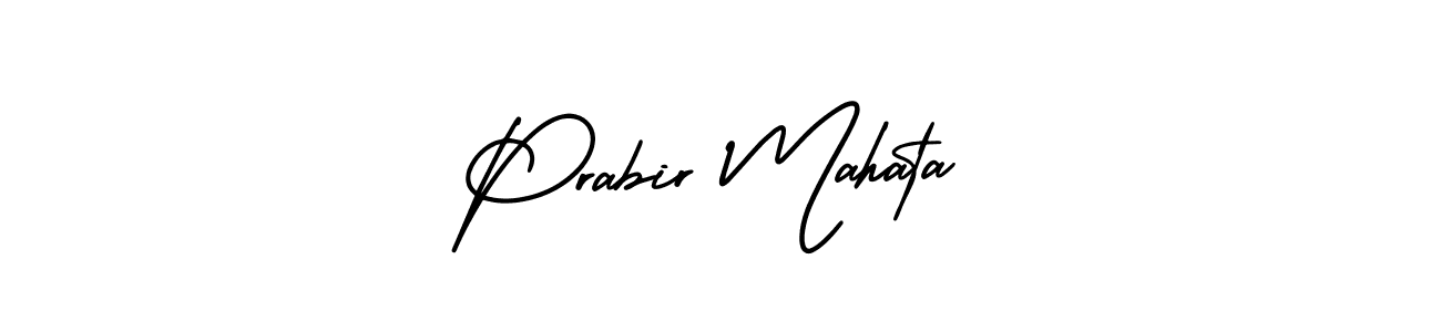 Create a beautiful signature design for name Prabir Mahata. With this signature (AmerikaSignatureDemo-Regular) fonts, you can make a handwritten signature for free. Prabir Mahata signature style 3 images and pictures png