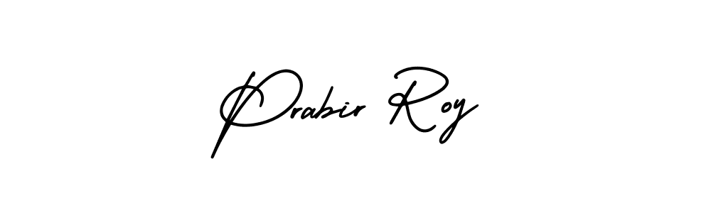 How to Draw Prabir Roy signature style? AmerikaSignatureDemo-Regular is a latest design signature styles for name Prabir Roy. Prabir Roy signature style 3 images and pictures png