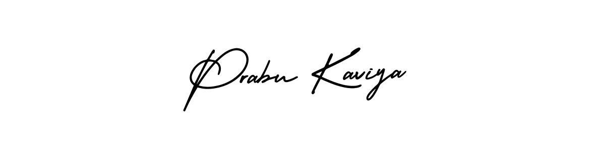 Create a beautiful signature design for name Prabu Kaviya. With this signature (AmerikaSignatureDemo-Regular) fonts, you can make a handwritten signature for free. Prabu Kaviya signature style 3 images and pictures png