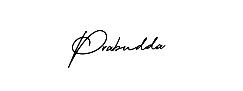 Also You can easily find your signature by using the search form. We will create Prabudda name handwritten signature images for you free of cost using AmerikaSignatureDemo-Regular sign style. Prabudda signature style 3 images and pictures png