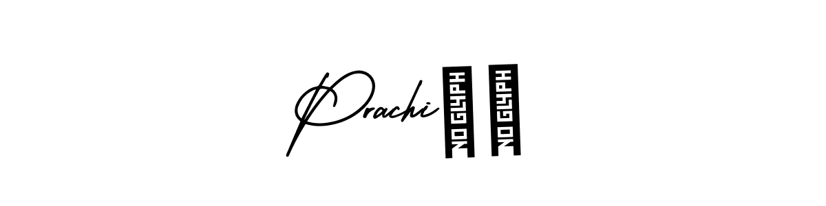 Prachi♥️ stylish signature style. Best Handwritten Sign (AmerikaSignatureDemo-Regular) for my name. Handwritten Signature Collection Ideas for my name Prachi♥️. Prachi♥️ signature style 3 images and pictures png