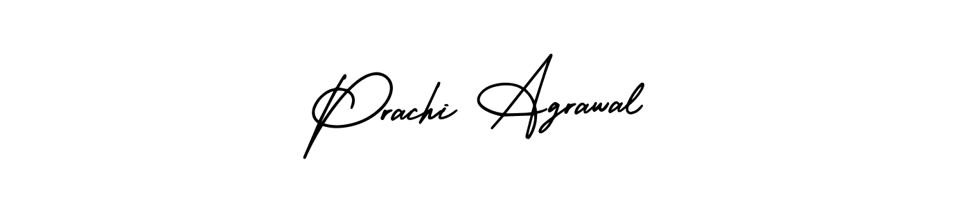 It looks lik you need a new signature style for name Prachi Agrawal. Design unique handwritten (AmerikaSignatureDemo-Regular) signature with our free signature maker in just a few clicks. Prachi Agrawal signature style 3 images and pictures png