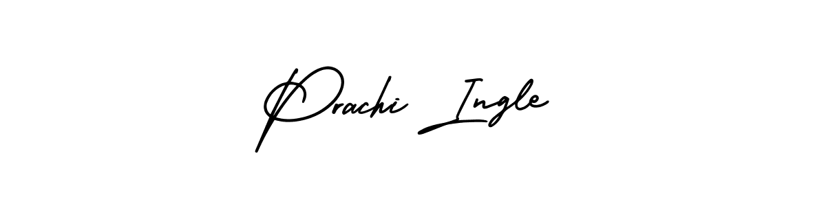 Also You can easily find your signature by using the search form. We will create Prachi Ingle name handwritten signature images for you free of cost using AmerikaSignatureDemo-Regular sign style. Prachi Ingle signature style 3 images and pictures png