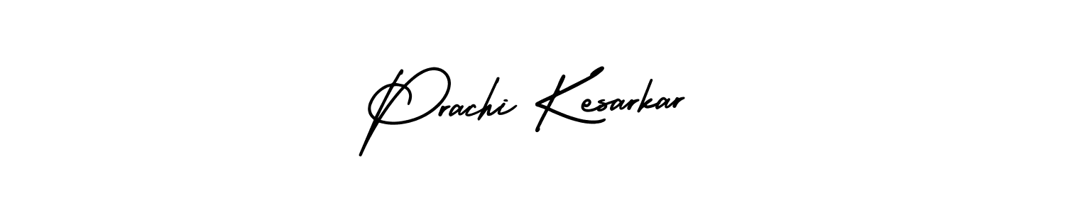 How to Draw Prachi Kesarkar signature style? AmerikaSignatureDemo-Regular is a latest design signature styles for name Prachi Kesarkar. Prachi Kesarkar signature style 3 images and pictures png
