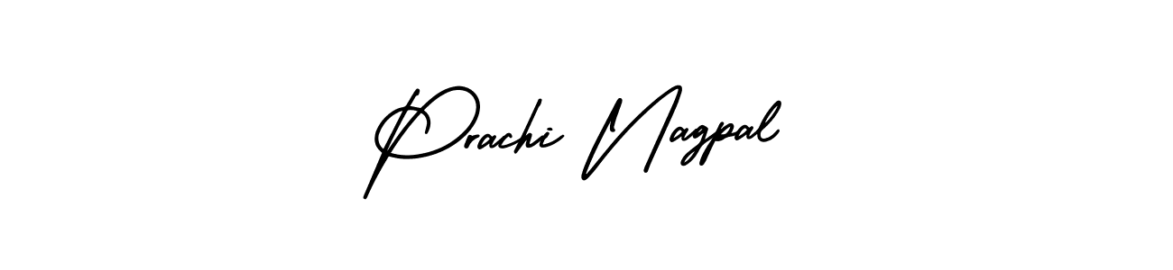 Create a beautiful signature design for name Prachi Nagpal. With this signature (AmerikaSignatureDemo-Regular) fonts, you can make a handwritten signature for free. Prachi Nagpal signature style 3 images and pictures png