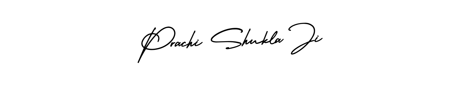 This is the best signature style for the Prachi Shukla Ji name. Also you like these signature font (AmerikaSignatureDemo-Regular). Mix name signature. Prachi Shukla Ji signature style 3 images and pictures png