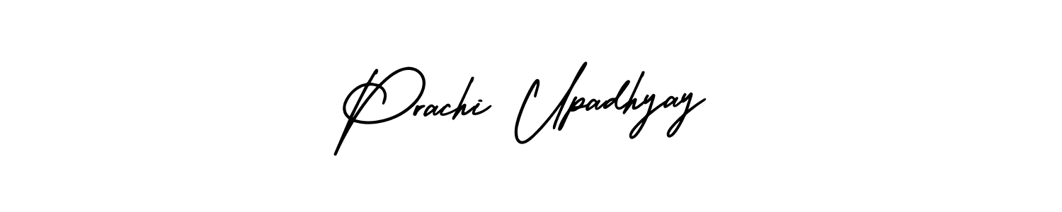 Make a short Prachi Upadhyay signature style. Manage your documents anywhere anytime using AmerikaSignatureDemo-Regular. Create and add eSignatures, submit forms, share and send files easily. Prachi Upadhyay signature style 3 images and pictures png