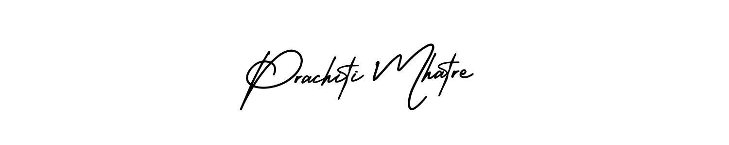 It looks lik you need a new signature style for name Prachiti Mhatre. Design unique handwritten (AmerikaSignatureDemo-Regular) signature with our free signature maker in just a few clicks. Prachiti Mhatre signature style 3 images and pictures png