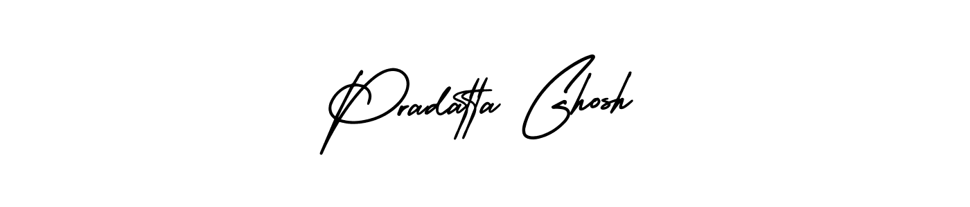 How to make Pradatta Ghosh name signature. Use AmerikaSignatureDemo-Regular style for creating short signs online. This is the latest handwritten sign. Pradatta Ghosh signature style 3 images and pictures png