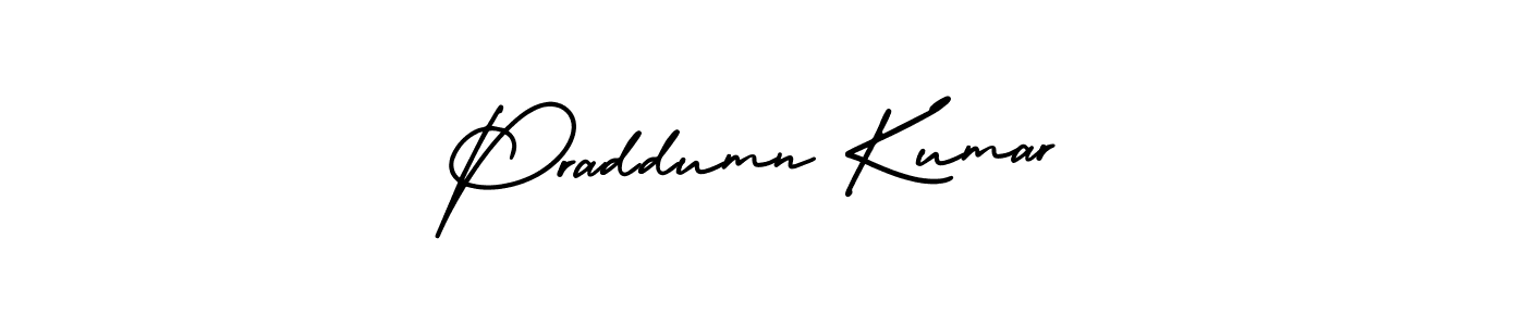 Create a beautiful signature design for name Praddumn Kumar. With this signature (AmerikaSignatureDemo-Regular) fonts, you can make a handwritten signature for free. Praddumn Kumar signature style 3 images and pictures png