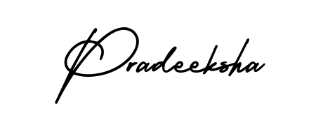 Design your own signature with our free online signature maker. With this signature software, you can create a handwritten (AmerikaSignatureDemo-Regular) signature for name Pradeeksha. Pradeeksha signature style 3 images and pictures png
