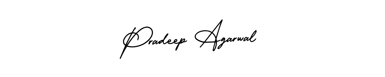 Best and Professional Signature Style for Pradeep Agarwal. AmerikaSignatureDemo-Regular Best Signature Style Collection. Pradeep Agarwal signature style 3 images and pictures png