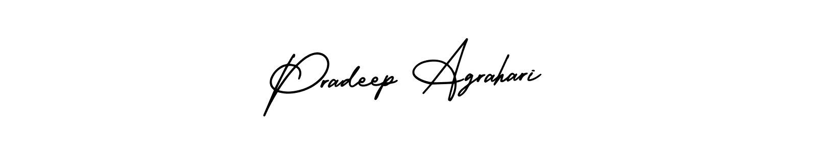Make a short Pradeep Agrahari signature style. Manage your documents anywhere anytime using AmerikaSignatureDemo-Regular. Create and add eSignatures, submit forms, share and send files easily. Pradeep Agrahari signature style 3 images and pictures png