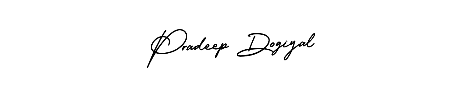 AmerikaSignatureDemo-Regular is a professional signature style that is perfect for those who want to add a touch of class to their signature. It is also a great choice for those who want to make their signature more unique. Get Pradeep Dogiyal name to fancy signature for free. Pradeep Dogiyal signature style 3 images and pictures png
