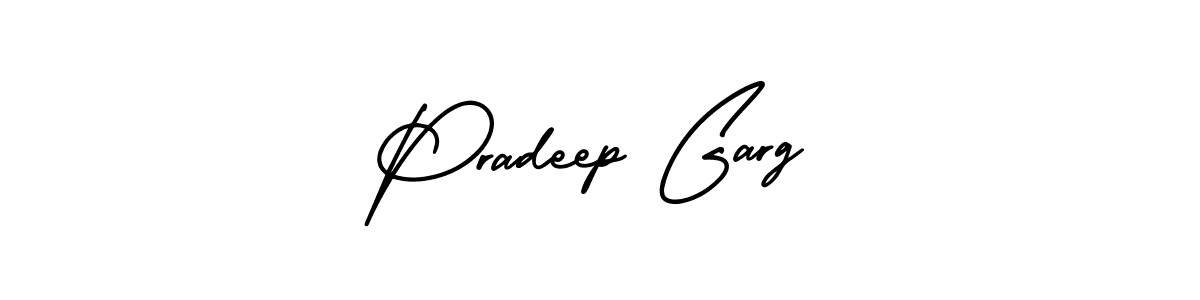 How to Draw Pradeep Garg signature style? AmerikaSignatureDemo-Regular is a latest design signature styles for name Pradeep Garg. Pradeep Garg signature style 3 images and pictures png