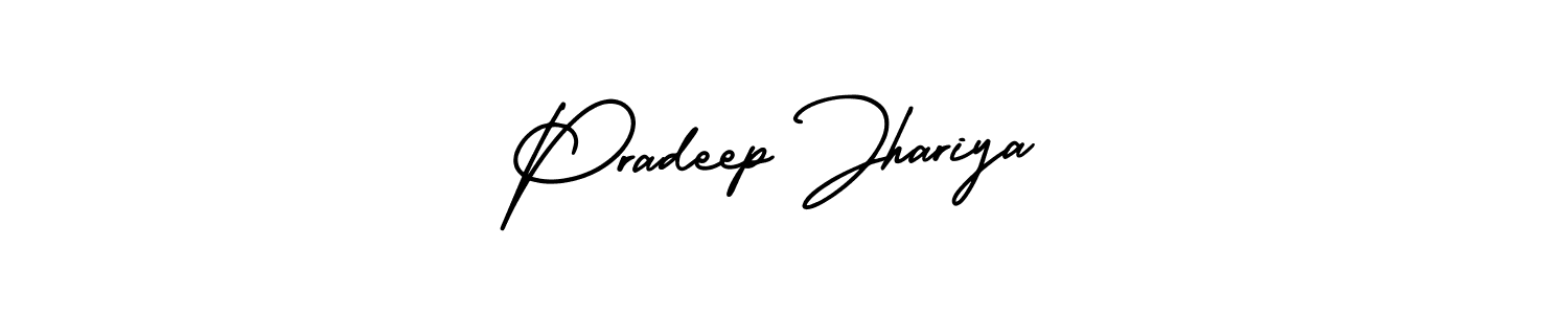 AmerikaSignatureDemo-Regular is a professional signature style that is perfect for those who want to add a touch of class to their signature. It is also a great choice for those who want to make their signature more unique. Get Pradeep Jhariya name to fancy signature for free. Pradeep Jhariya signature style 3 images and pictures png