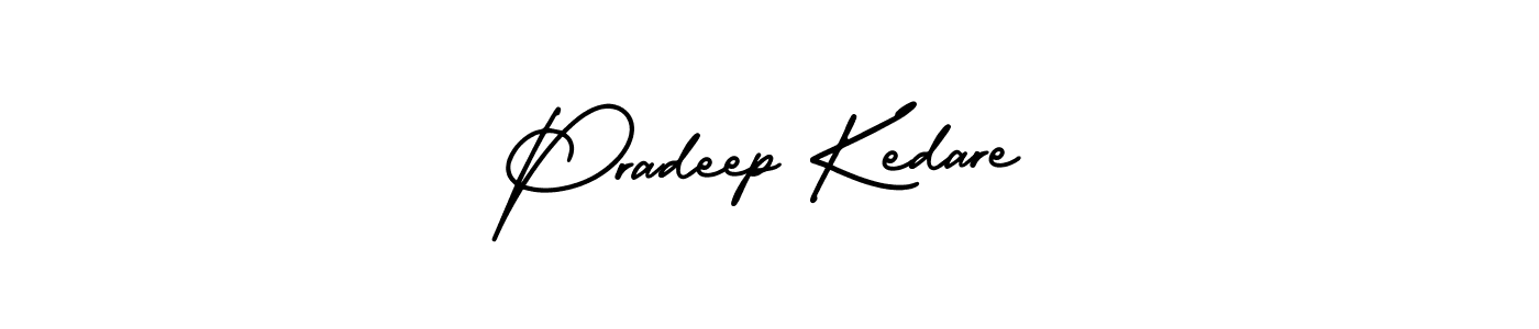 Design your own signature with our free online signature maker. With this signature software, you can create a handwritten (AmerikaSignatureDemo-Regular) signature for name Pradeep Kedare. Pradeep Kedare signature style 3 images and pictures png