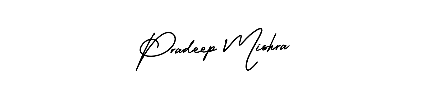 Create a beautiful signature design for name Pradeep Mishra. With this signature (AmerikaSignatureDemo-Regular) fonts, you can make a handwritten signature for free. Pradeep Mishra signature style 3 images and pictures png