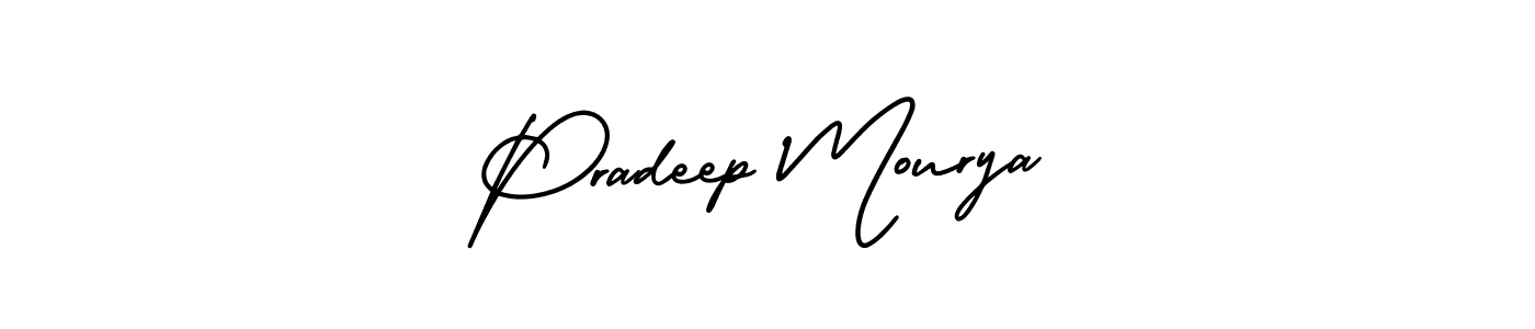 It looks lik you need a new signature style for name Pradeep Mourya. Design unique handwritten (AmerikaSignatureDemo-Regular) signature with our free signature maker in just a few clicks. Pradeep Mourya signature style 3 images and pictures png