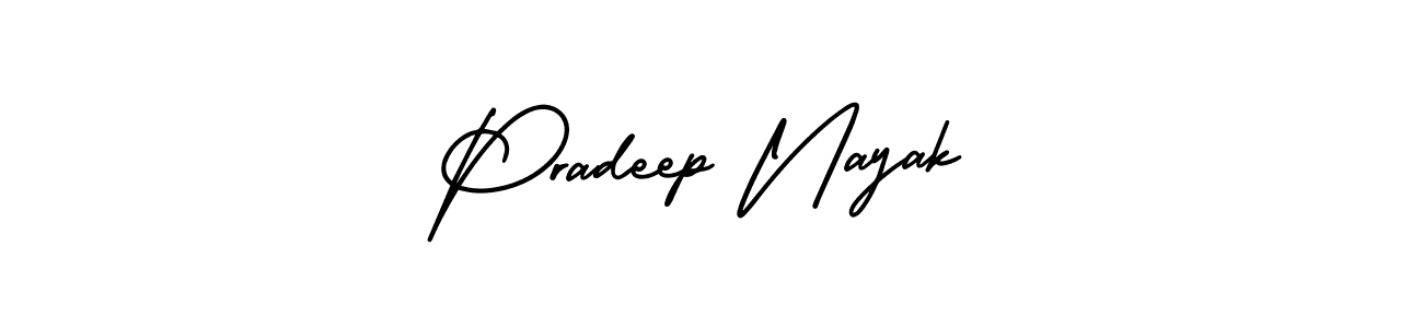 Create a beautiful signature design for name Pradeep Nayak. With this signature (AmerikaSignatureDemo-Regular) fonts, you can make a handwritten signature for free. Pradeep Nayak signature style 3 images and pictures png