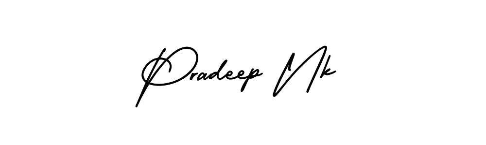 Similarly AmerikaSignatureDemo-Regular is the best handwritten signature design. Signature creator online .You can use it as an online autograph creator for name Pradeep Nk. Pradeep Nk signature style 3 images and pictures png