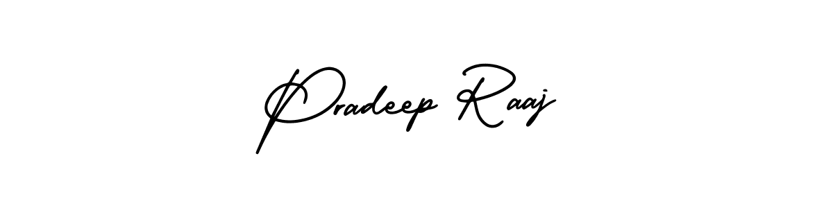 This is the best signature style for the Pradeep Raaj name. Also you like these signature font (AmerikaSignatureDemo-Regular). Mix name signature. Pradeep Raaj signature style 3 images and pictures png