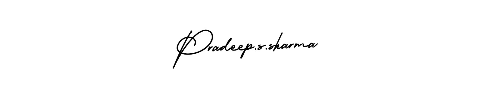 if you are searching for the best signature style for your name Pradeep.s.sharma. so please give up your signature search. here we have designed multiple signature styles  using AmerikaSignatureDemo-Regular. Pradeep.s.sharma signature style 3 images and pictures png