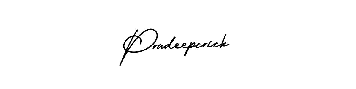 if you are searching for the best signature style for your name Pradeepcrick. so please give up your signature search. here we have designed multiple signature styles  using AmerikaSignatureDemo-Regular. Pradeepcrick signature style 3 images and pictures png