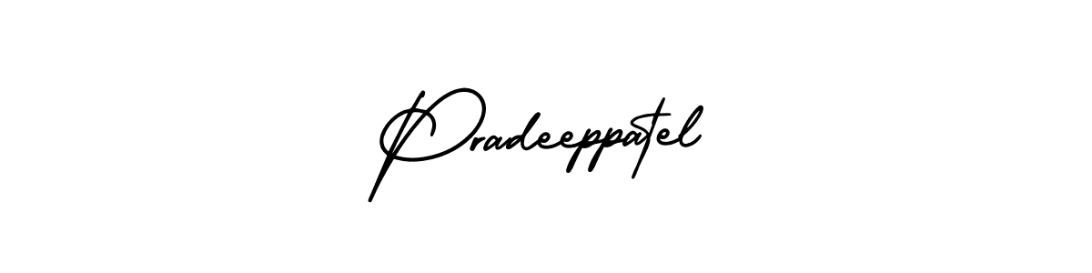 How to make Pradeeppatel signature? AmerikaSignatureDemo-Regular is a professional autograph style. Create handwritten signature for Pradeeppatel name. Pradeeppatel signature style 3 images and pictures png