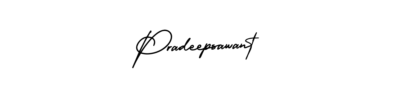 Design your own signature with our free online signature maker. With this signature software, you can create a handwritten (AmerikaSignatureDemo-Regular) signature for name Pradeepsawant. Pradeepsawant signature style 3 images and pictures png