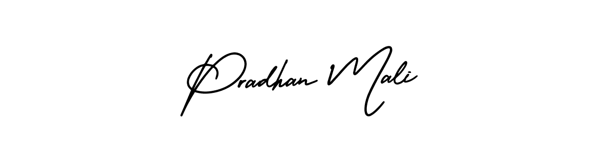 Similarly AmerikaSignatureDemo-Regular is the best handwritten signature design. Signature creator online .You can use it as an online autograph creator for name Pradhan Mali. Pradhan Mali signature style 3 images and pictures png