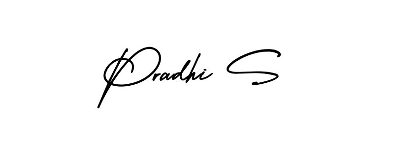 This is the best signature style for the Pradhi S name. Also you like these signature font (AmerikaSignatureDemo-Regular). Mix name signature. Pradhi S signature style 3 images and pictures png