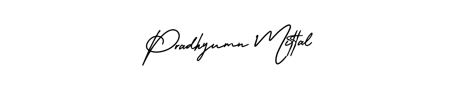 Create a beautiful signature design for name Pradhyumn Mittal. With this signature (AmerikaSignatureDemo-Regular) fonts, you can make a handwritten signature for free. Pradhyumn Mittal signature style 3 images and pictures png