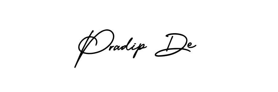 Make a beautiful signature design for name Pradip De. Use this online signature maker to create a handwritten signature for free. Pradip De signature style 3 images and pictures png