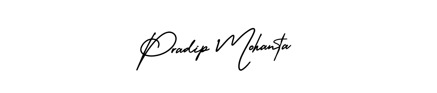 Also You can easily find your signature by using the search form. We will create Pradip Mohanta name handwritten signature images for you free of cost using AmerikaSignatureDemo-Regular sign style. Pradip Mohanta signature style 3 images and pictures png